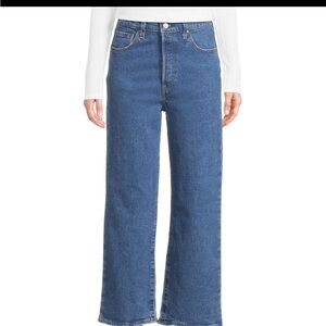 Levi’s ribcage straight ankle jeans